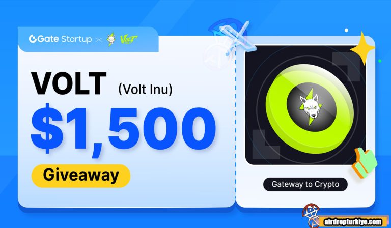 Gate Io Volt Inu Volt Airdrop F Rsat Airdrop T Rkiye